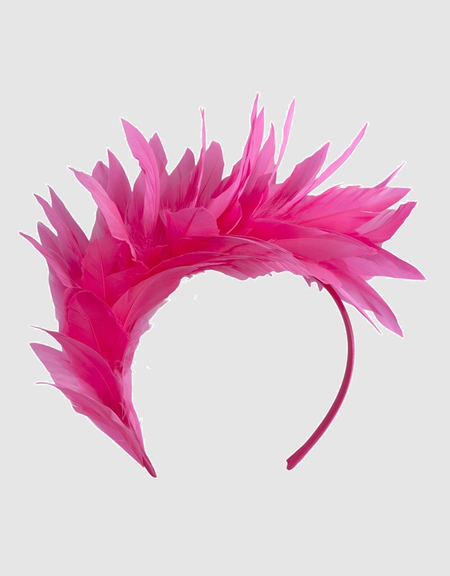 Max Alexander - Modern Hot Pink Racing Fascinator