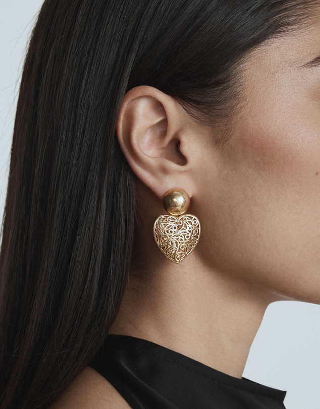 MIMCO - Fond Heart Drop Earrings