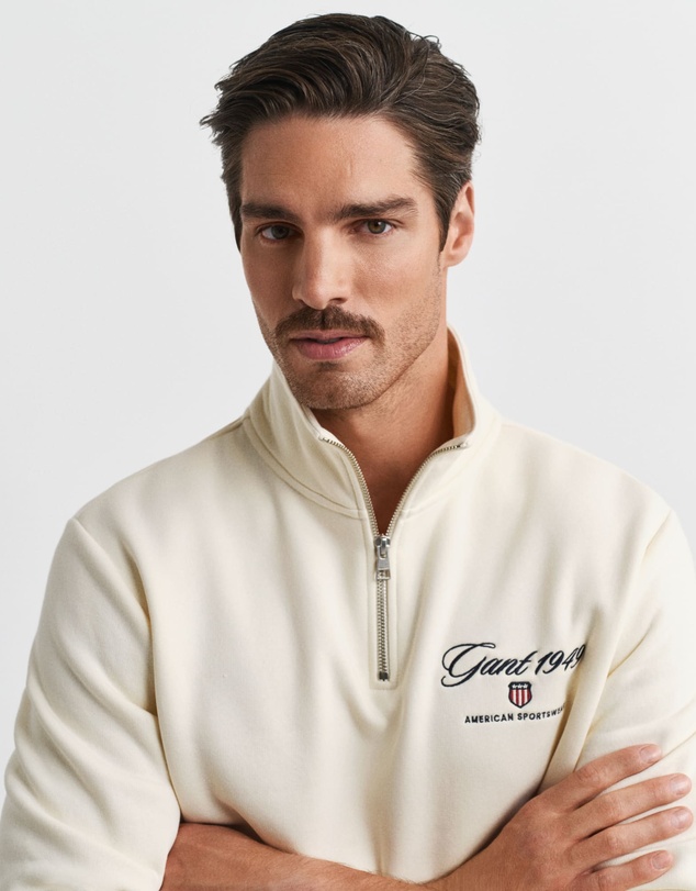 Gant - 1949 Graphic Half-Zip Sweatshirt