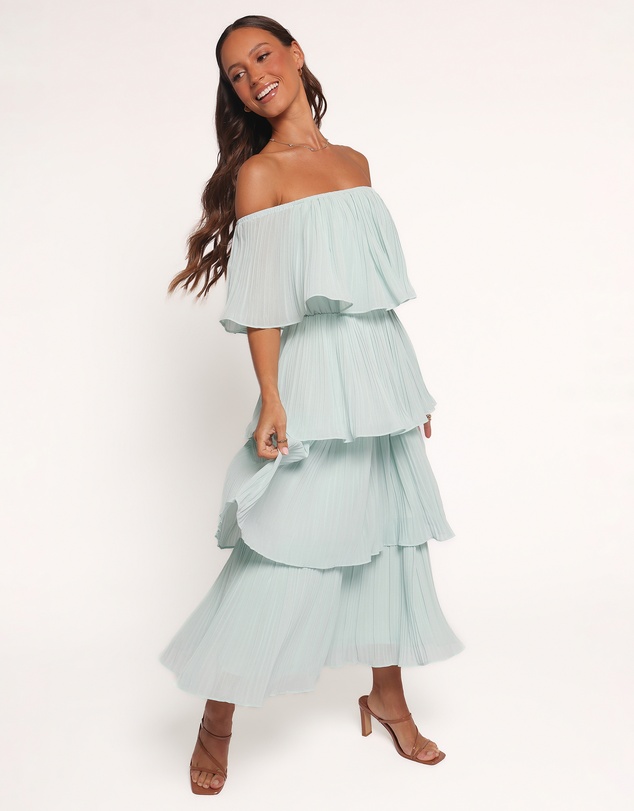 Petal & Pup - Caecilia Strapless Maxi Dress - Mint