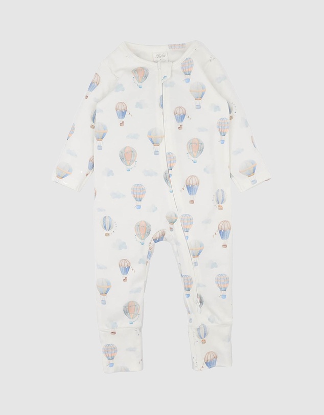 Bebe by Minihaha - Sky High Organic LS Zipsuit - Babies