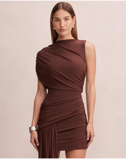 Forever New - Rosalie Jersey Tie Mini Dress