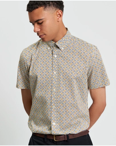 Ben Sherman - Retro Geo Print Shirt