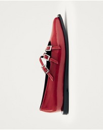 Alohas - Jive Leather Ballet Flats