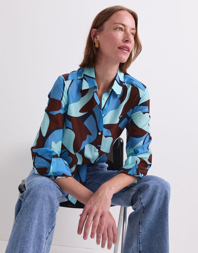 Sportscraft - Wave Print Long Sleeve Shirt