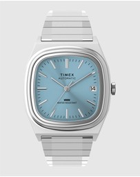 TIMEX - Timex® Automatic 1983 E Line 34mm Stainless Steel Expansion Band Watch