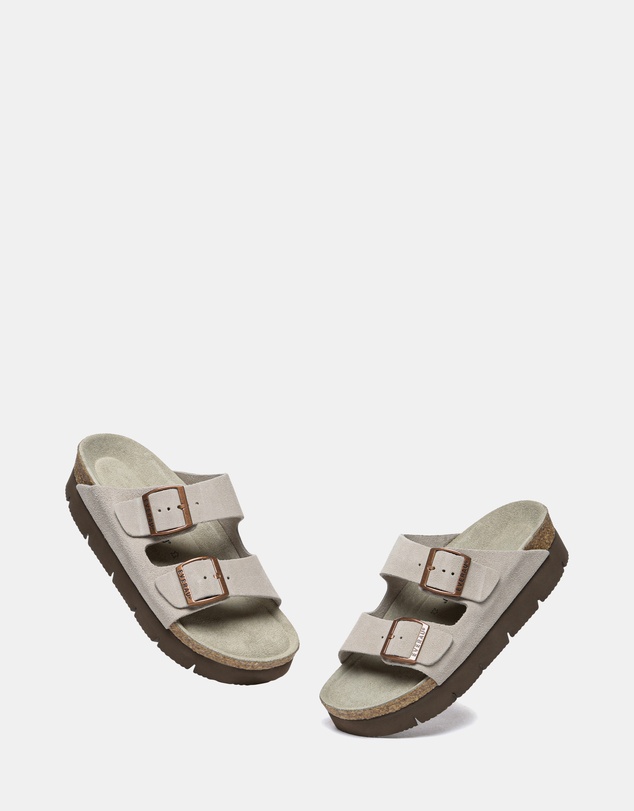 EVERAU - EverAU Ugg Sandal Platform Cow Suede Upper Sandals