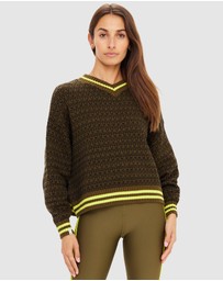 The Upside - Castilla Clementine Knit Crew Jumper