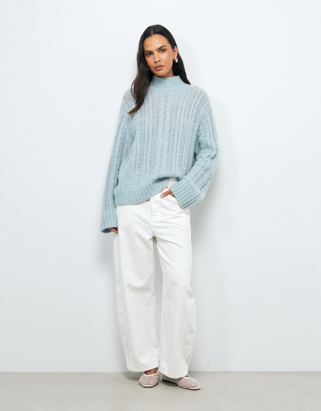 AERE - Zahra Cable Knit Jumper