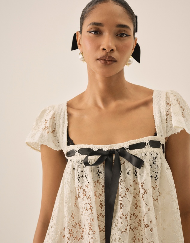 For Love & Lemons - Creampuff Lace Top