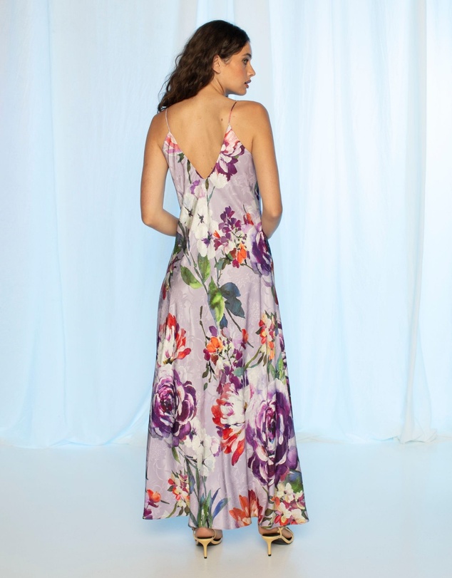 KACHEL - Sandra Slip Maxi Dress