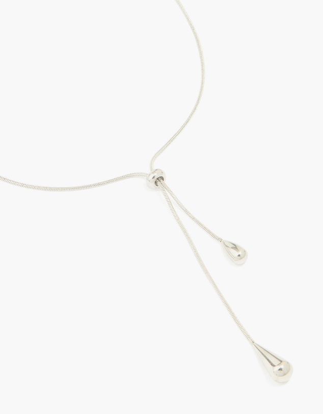 Lovisa - Waterproof Stainless Steel Pull Through Lariat Necklace