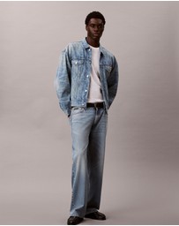 Calvin Klein Jeans - Allover Monogram 90s Denim Trucker Jacket