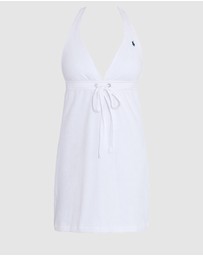 Polo Ralph Lauren - Terry Towelling Halter Neck Mini Beach Dress