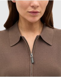 Seed Heritage - Oversized Zip Polo Knit