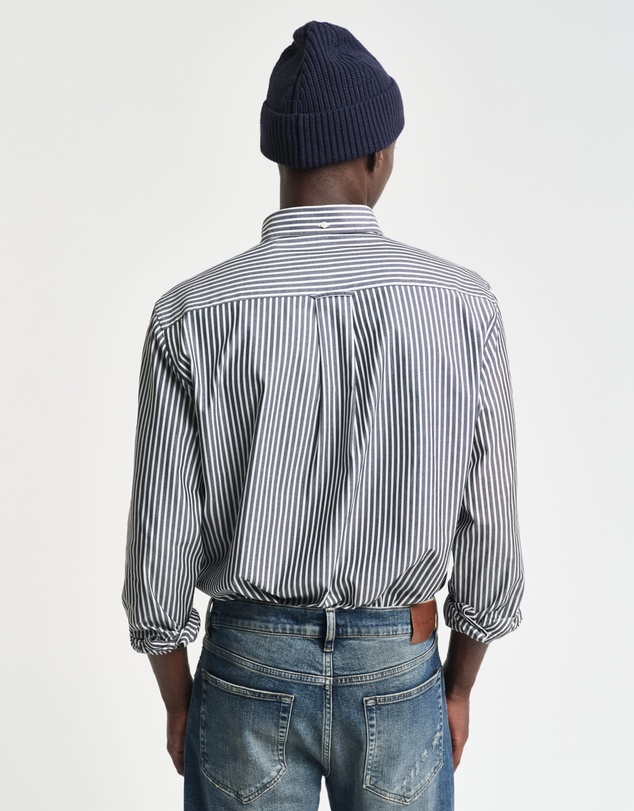 Gant - Regular Fit Striped Poplin Shirt