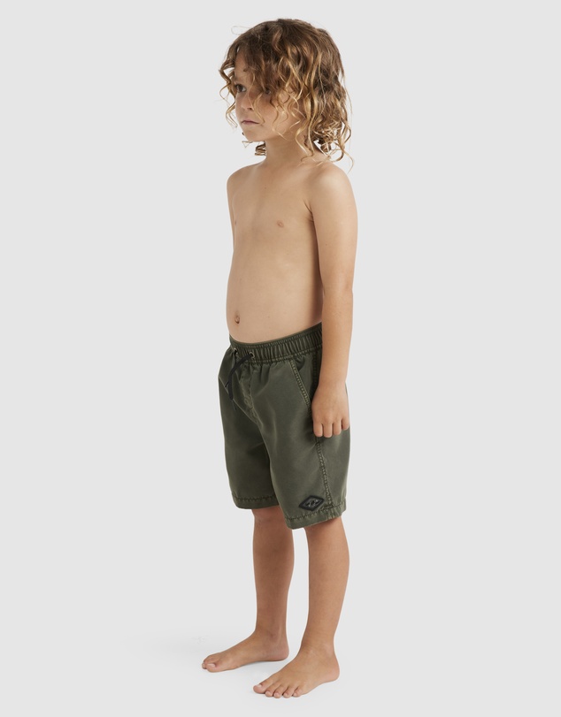 Billabong - Boys 0 7 All Day Overdye Layback Boardshorts 13