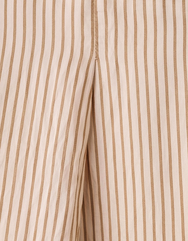 M.N.G - Striped Lyocell Trousers