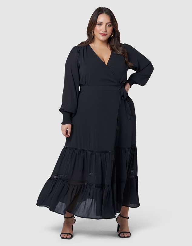 Pink Dusk by Curve Project - Hanky Panky Wrap Dress