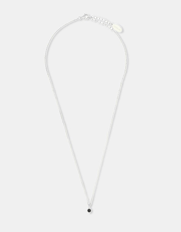 Georgini - Natural Sapphire And Diamond September Silver Pendant