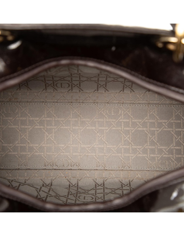 Pre-Loved by Azura Reborn - Pre-Loved Large Patent Cannage Lady Dior