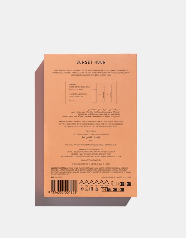 Goldfield & Banks - Sunset Hour 10ml - Travel Spray Duo Refillable Set