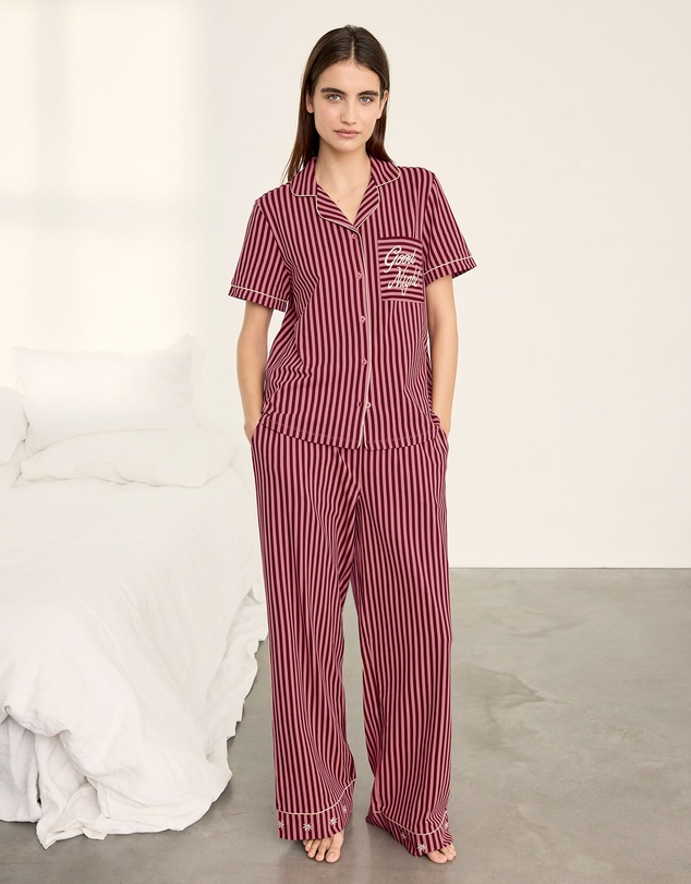 Chelsea Peers - Organic Cotton Good Night Long Pyjama Set