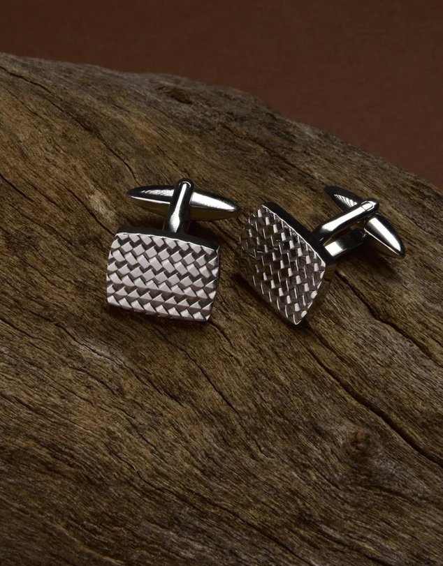 Najo - Shadowline Men's Steel Cufflink