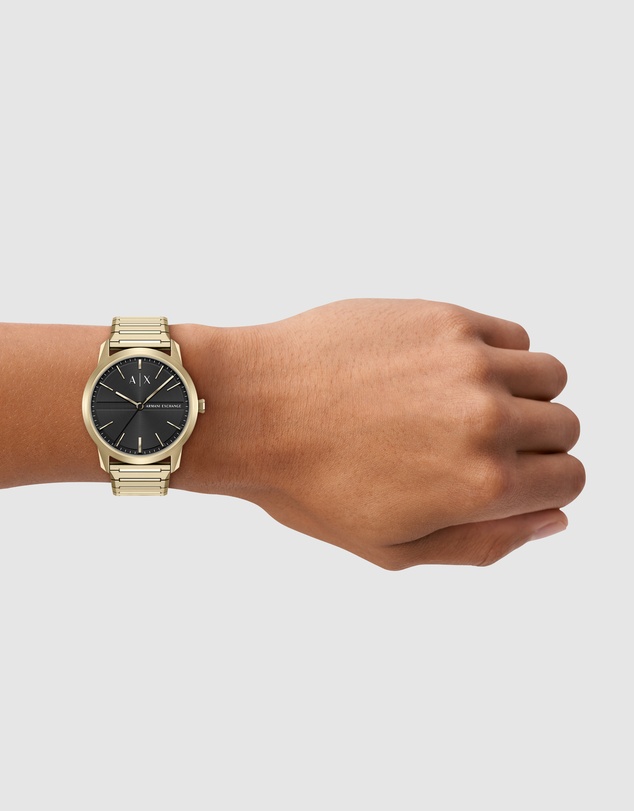 Armani Exchange - Gold Tone Analogue Watch