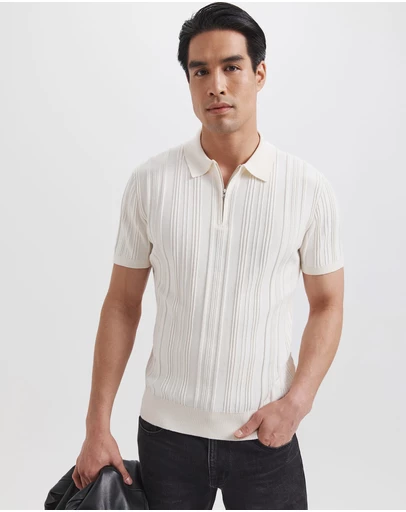 SABA - Cerrone Cotton Nylon Knit Polo