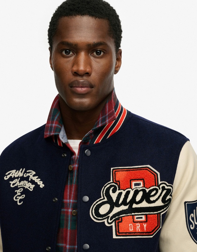 Superdry - College Patched Varsity Jacket