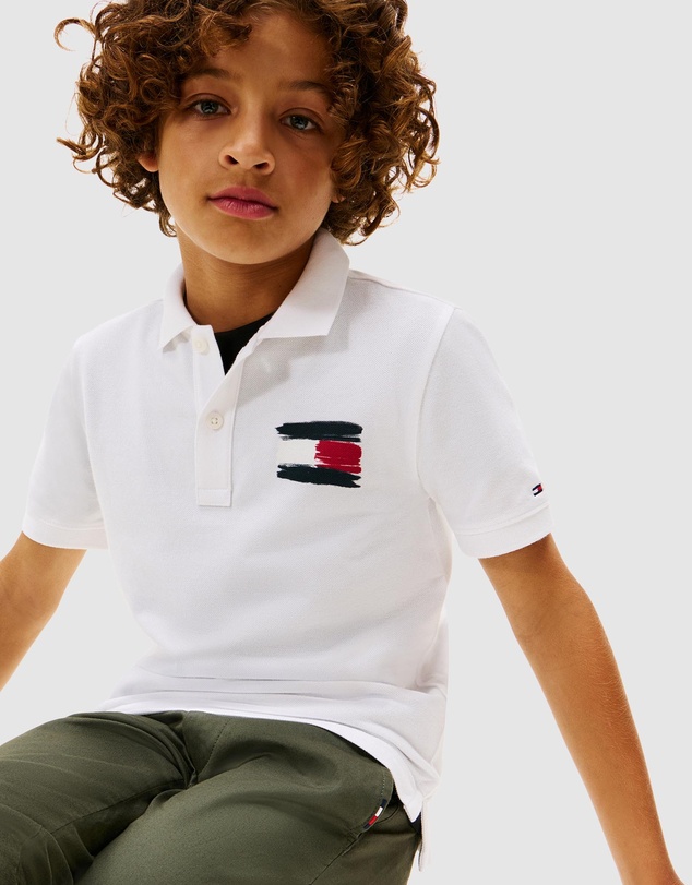 Tommy Hilfiger - Tommy Flag Polo SS - Kids