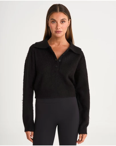 All Fenix - 1/2 Button Polo Knit