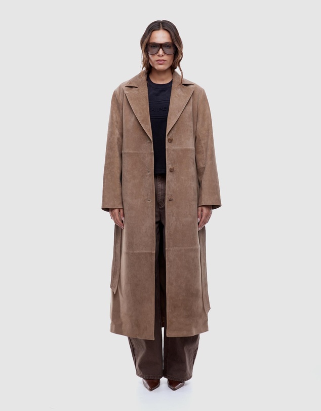 ENA PELLY - Miley Suede Trench