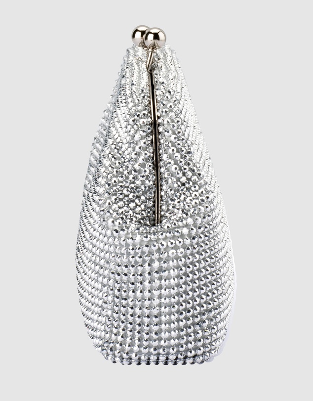 Olga Berg - Ela Crystal Mesh Clutch