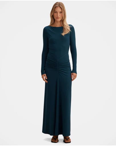 Forever New - Avery Ruched Jersey Maxi Dress