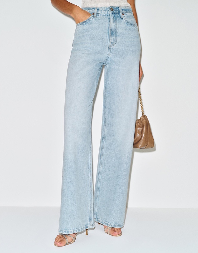 Reformation - Cary High Rise Slouchy Wide Leg Jeans