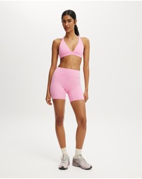 Cotton On Body Active - Ultra Soft Deep Plunge Cross Back Crop