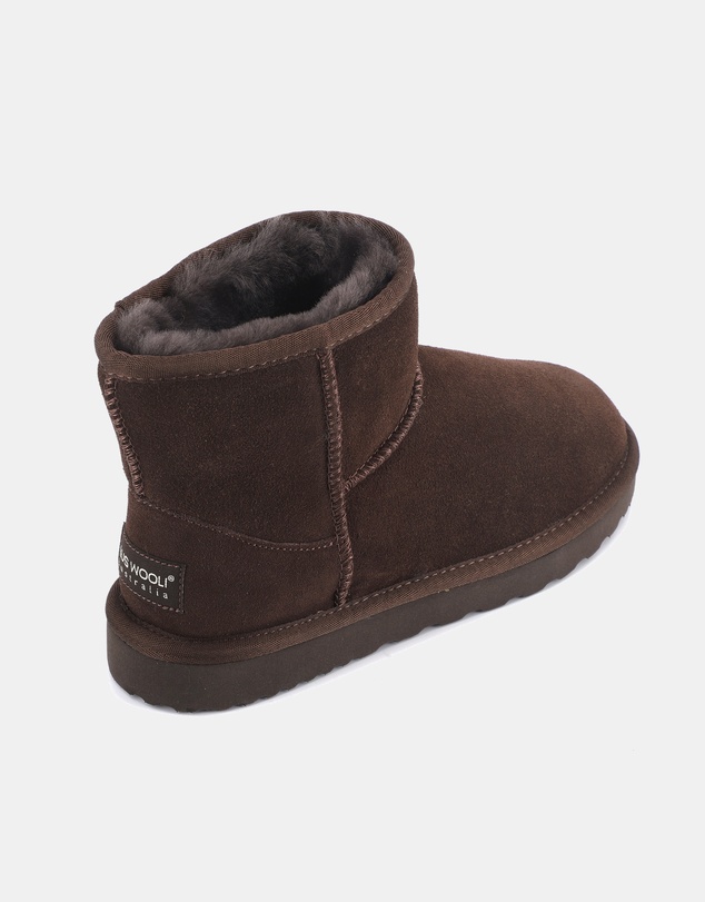 AusWooli Ugg Boots - Bondi Sheepskin Signature Short Ankle Boots