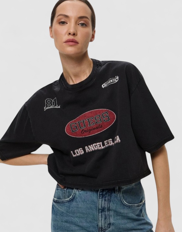 GUESS Originals - GUESS Originals Raw Edge Baggy Tee