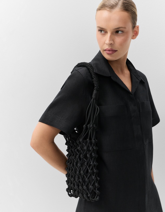 UNISON - Collared Linen Dress
