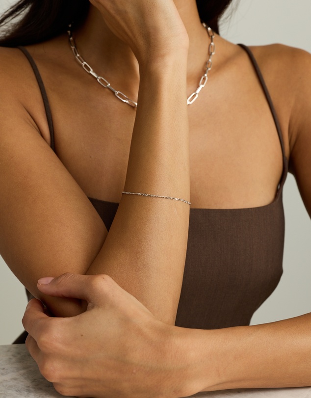 Michael Hill - Round Belcher Bracelet in Sterling Silver