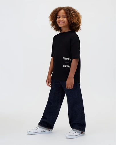 Calvin Klein Jeans - Boys Interest Placement T-Shirt