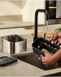 Joseph Joseph - Surface Tiered Stainless-steel Sink Tidy