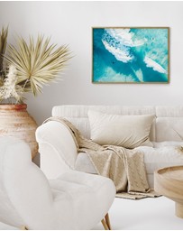 Olive et Oriel - Bondi Waves II Art Print