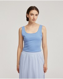 Oxford - Agatha Square Neck Tank