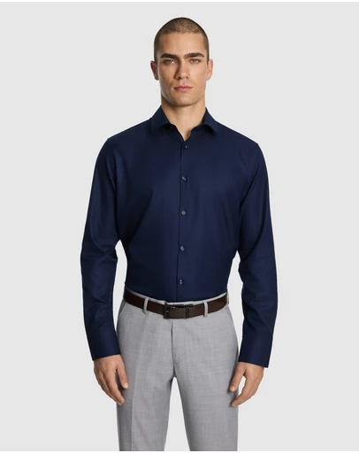 yd. - Monaco Pure Cotton Textured Dress Shirt