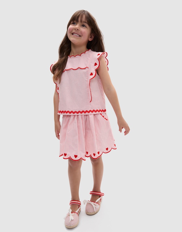 Seed Heritage - Scallop Stripe Top