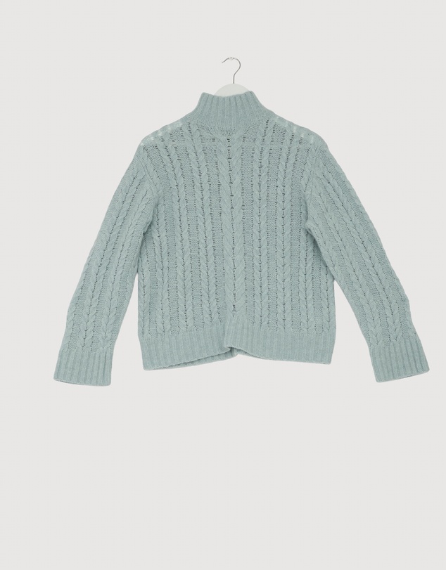 Revibe - Repaired AERE Zahra Cable Knit Jumper - AU 6