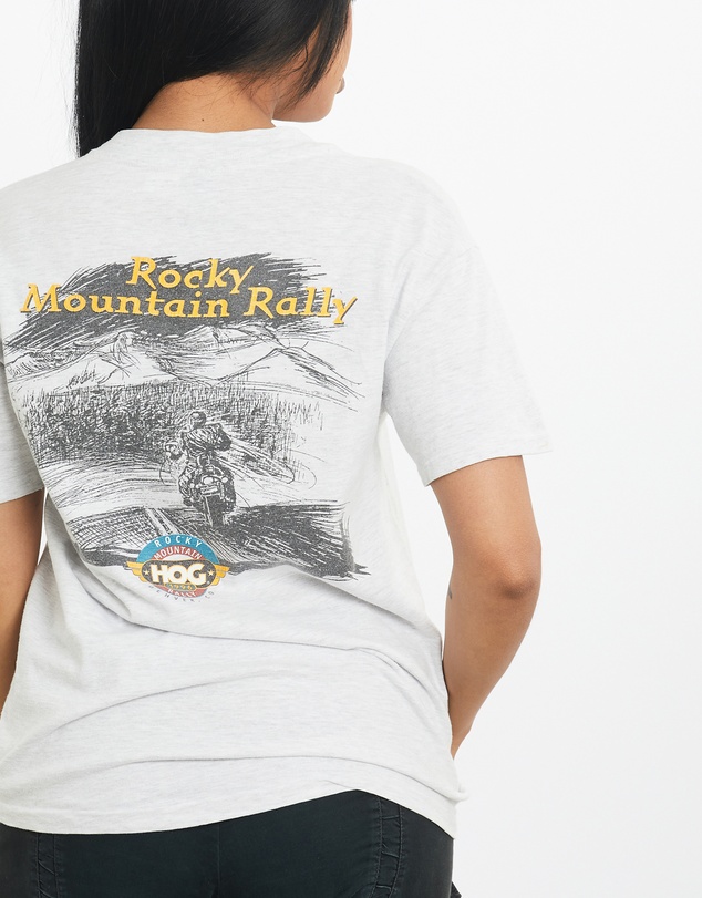 Vintage by The Real Deal - Pre Loved - 1996 Harley Davidson Rocky Mountain HOG Rally Tee